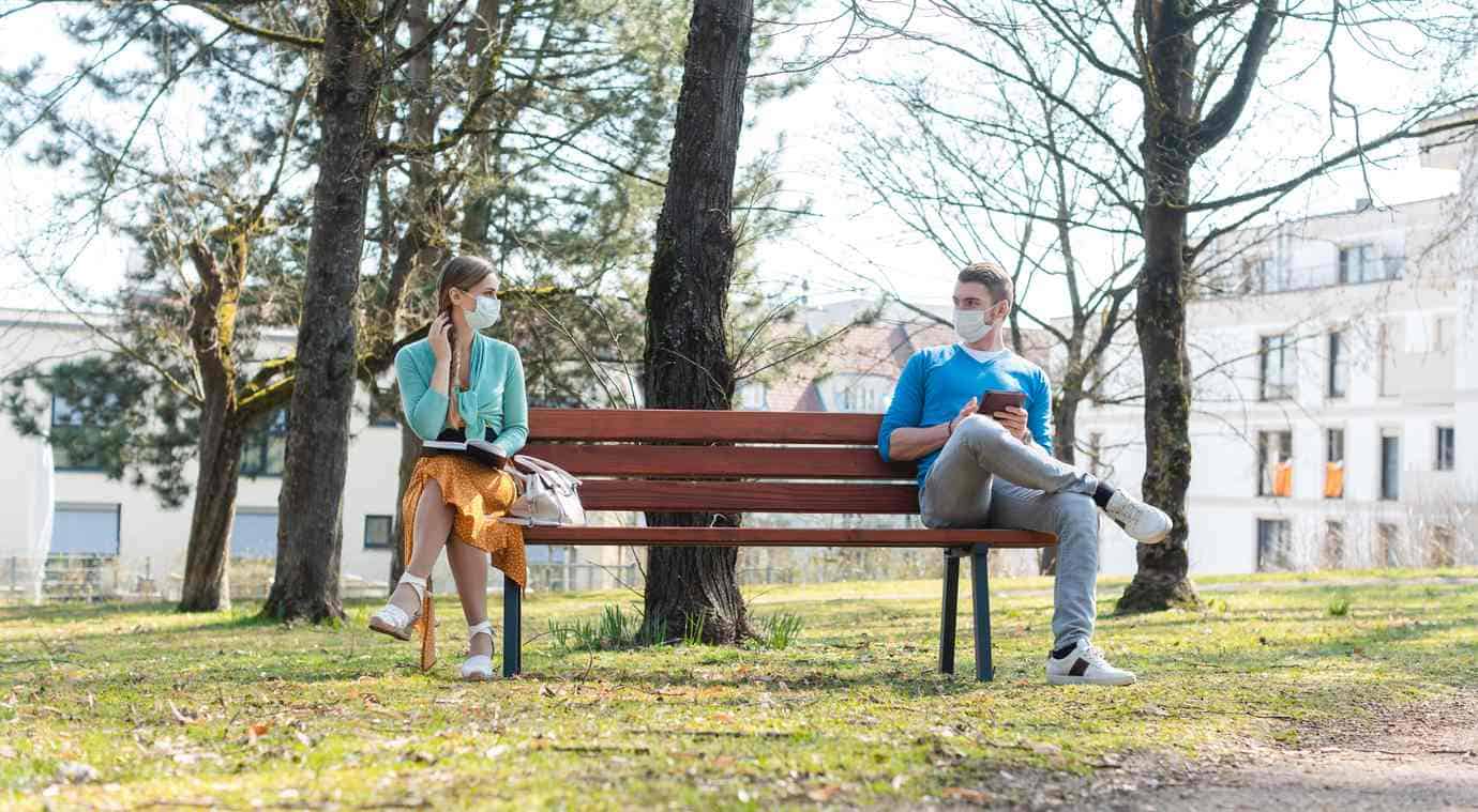 Credit IstockPhoto. Distanziamento sociale.