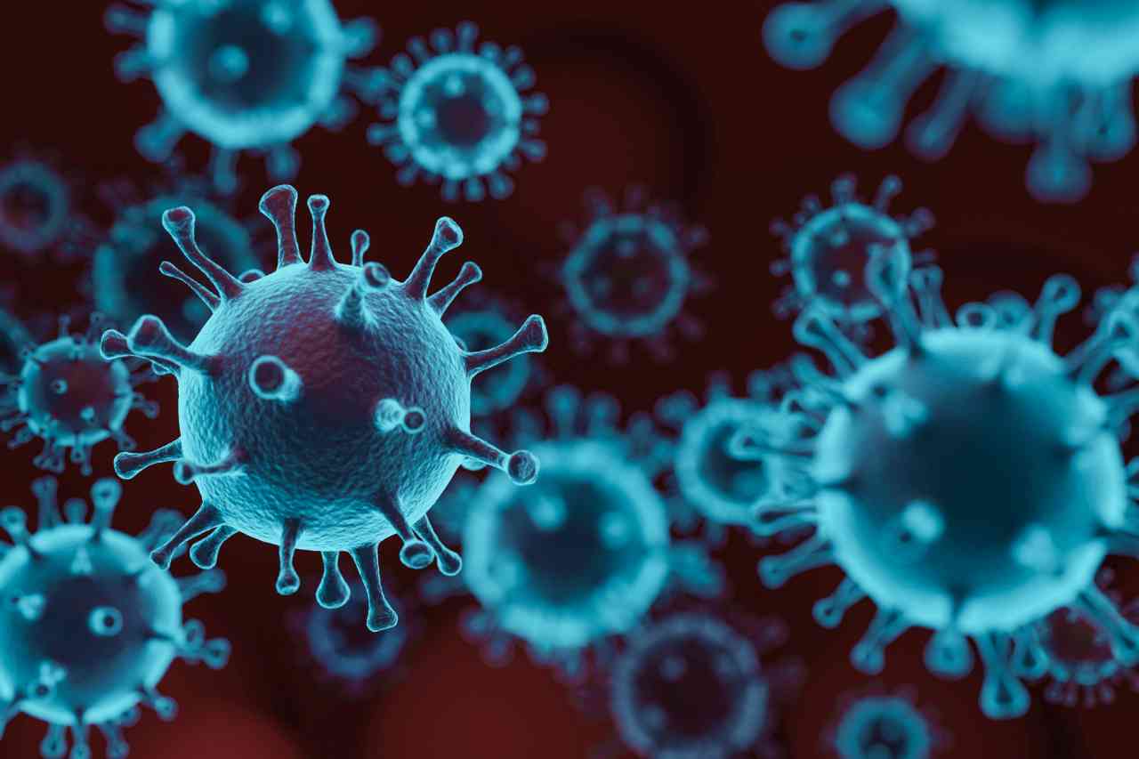 Illustrazione in 3D di Coronavirus, Credits iStockPhoto