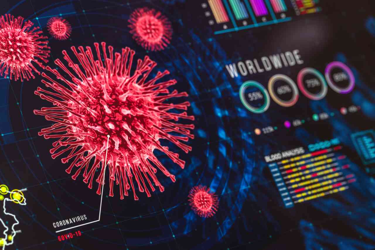 Coronavirus, esempio di grafico, Credits iStockPhoto