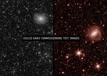 Il telescopio ‘dark universe’ di Euclide rivela le sue prime immagini scintillanti del cosmo (foto)